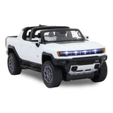 Jamara Hummer EV 1:16 weiß 2,4GHz Tür manuell Ferngesteuertes Auto mit 2-Gang, Crab Walk und Licht
