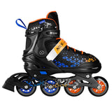 NILS EXTREME NH18190A BRAVE 2in1 Inliner Schlittschuhe Kinder Gr. 29-33, Blau, verstellbar