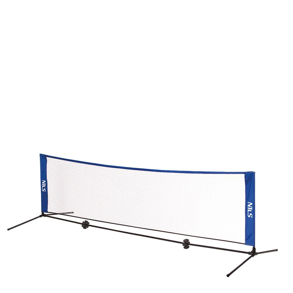 NILS 3-in-1 Netz höhenverstellbar, Badminton Tennis Volleyball Outdoor Garten Freizeit