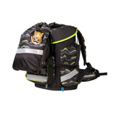 School-Mood Schulranzen Set Champion Maxx Pro Finn (Raubkatze) 7-teilig mitwachsend
