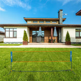 NILS Badmintonnetz 4 m, Freizeitnetz Outdoor Garten Sporthalle freistehend