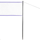 NILS Badmintonnetz 6,2 m mit Metallstangen, Freizeitnetz Outdoor Garten Camping