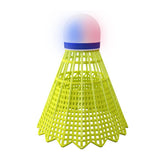 NILS LED Badmintonbälle Nylon 3 Stück, Bunt, Freizeit Indoor Outdoor