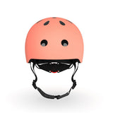Scoot & Ride Kinderhelm Größe S-M (51-55 cm) peach - Schutzhelm mit LED-Licht