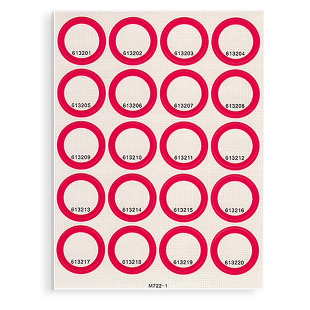 Anybook Sticker Rot – 400 Aufkleber für Anybook Reader (DRP5100/DRP4100)