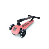 Scoot & Ride Highwaykick 3 LED Scooter, peach - Kinderroller, ab 3 Jahren
