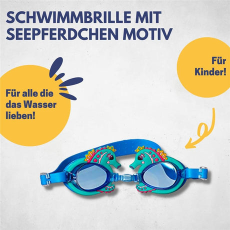 Best Sporting Schwimmbrille Seepferdchen UV-Schutz Anitbeschlagschutz für Kinder 2-8 Jahren