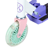 NILS EXTREME HD120L LED Kinderscooter Violett, Kinderroller, ABEC-7, bis 50 kg