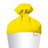 Roth Schultüte-Rohling/Basteltüte, weiß, 70cm, rund, Rot(h)-Spitze, mit Filzverschluss (gelb)