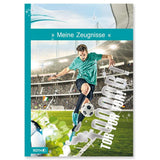 Roth Zeugnismappe Fußballstar mit Folie, mit 10 A4 Klarsichthüllen