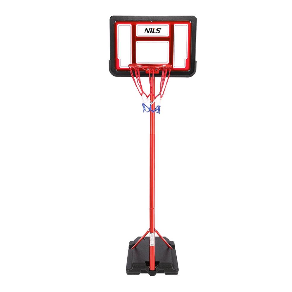 NILS Basketballkorb höhenverstellbar mit Ball für Kinder Garten Freizeit Outdoor