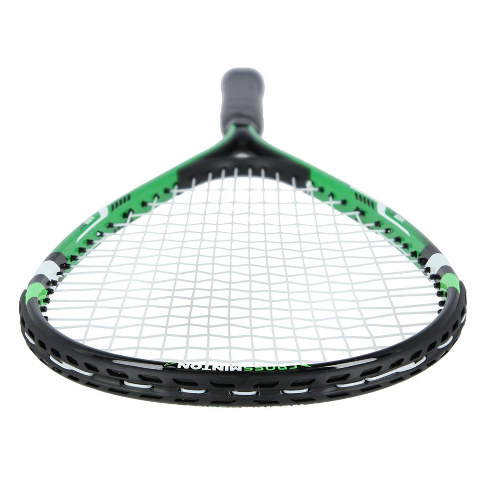 NILS Crossminton-Set, Grün, 2x Schläger, 3x Federbälle (Speeders), 1x Schutzhülle