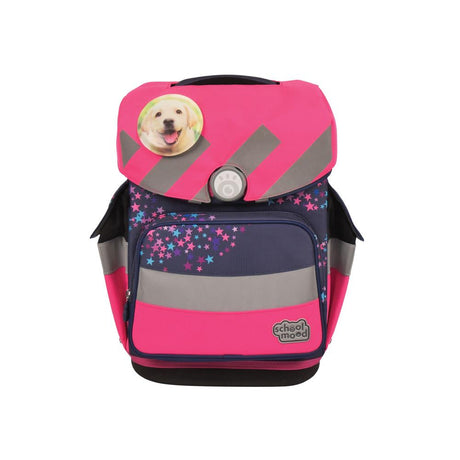 School-Mood NeonCap (pink) Leuchtkappe für Schulranzen Timeless Air+