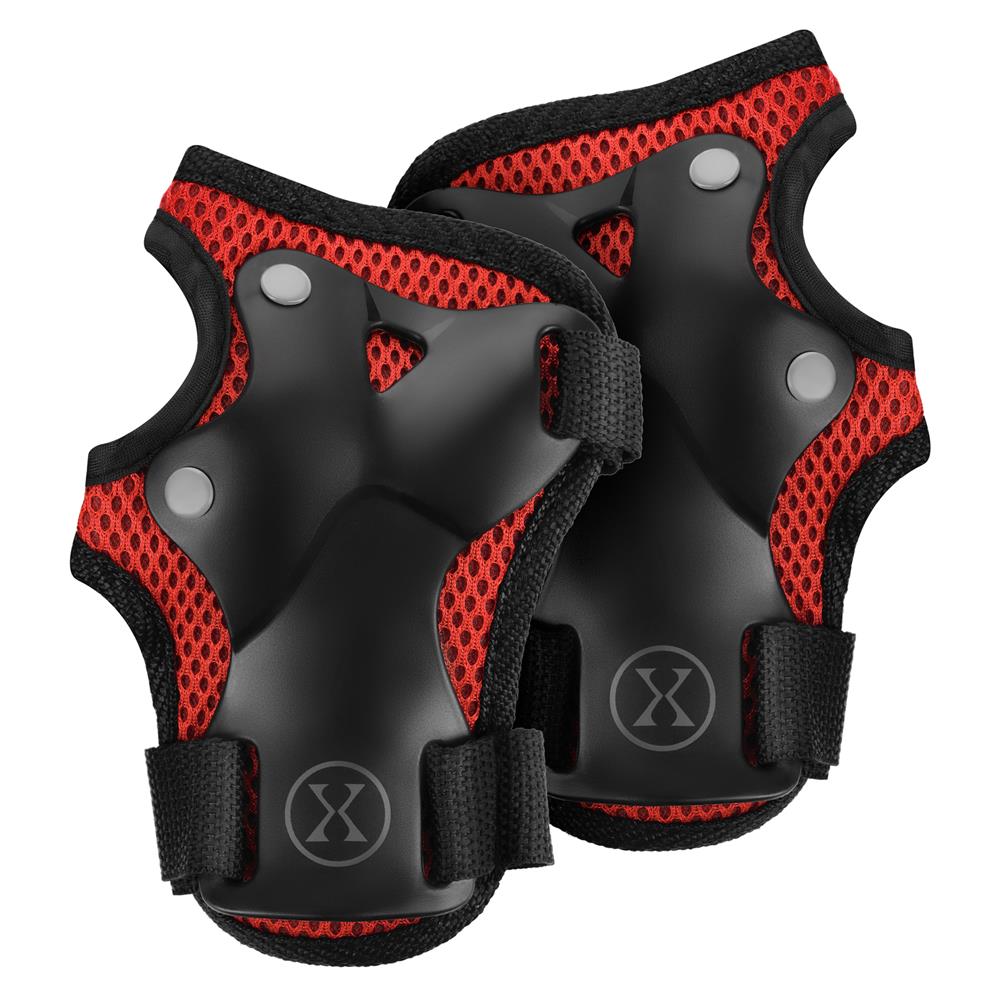 NILS EXTREME H320 Schoner-Set, Rot, Größe S - Protektoren Handgelenk Ellenbogen Knie