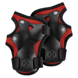 NILS EXTREME H320 Schoner-Set, Rot, Größe S - Protektoren Handgelenk Ellenbogen Knie