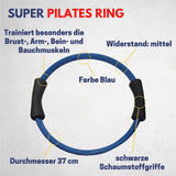 Best Sporting Pilates Power Ring 37 cm Fitnessring blau Training