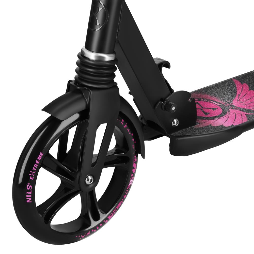 NILS EXTREME HM800 FLY PINK Scooter, Freizeitroller, ABEC-11, Scheibenbremse, bis 100 kg