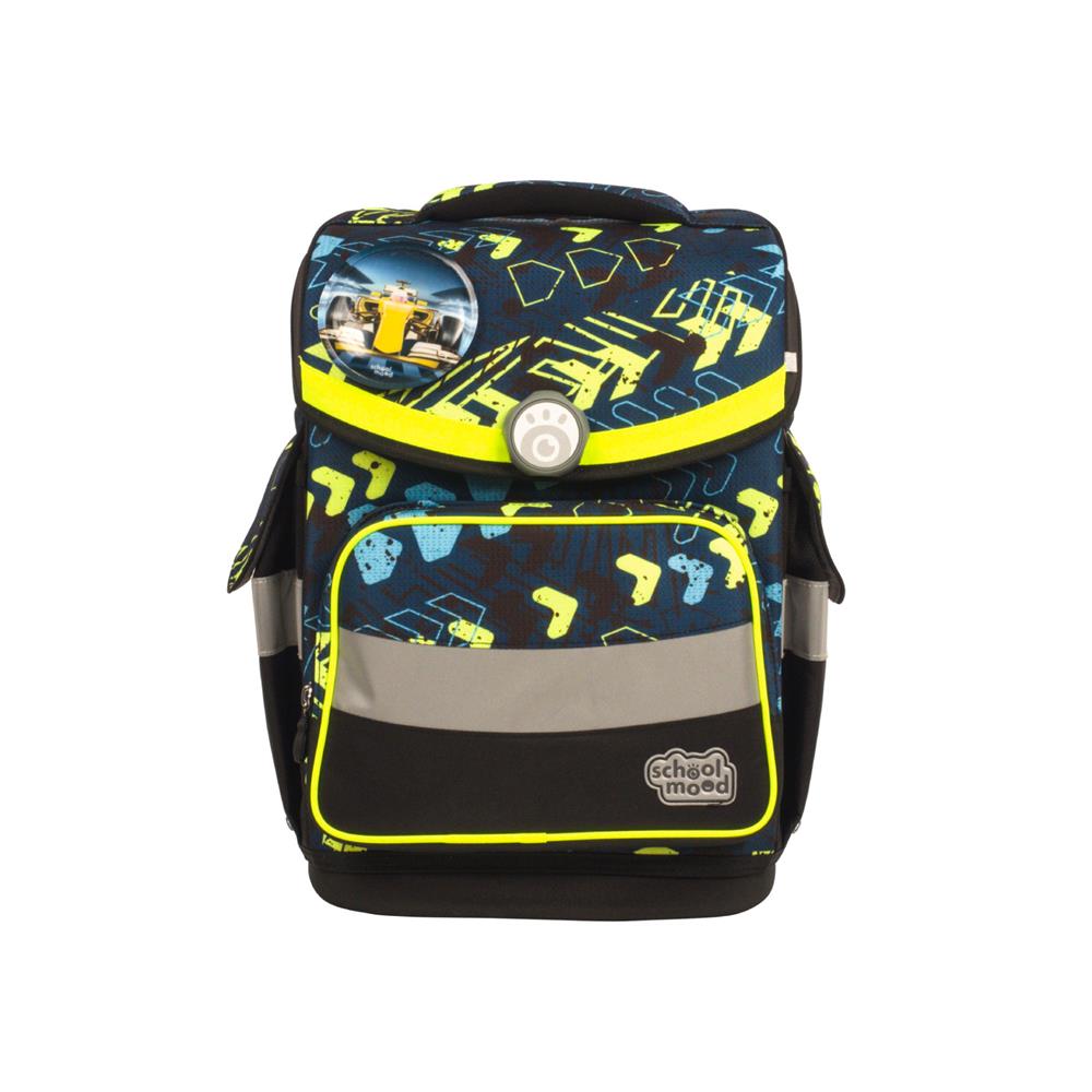 School-Mood Schulranzen Set Timeless Air+ Elias (Rennwagen)