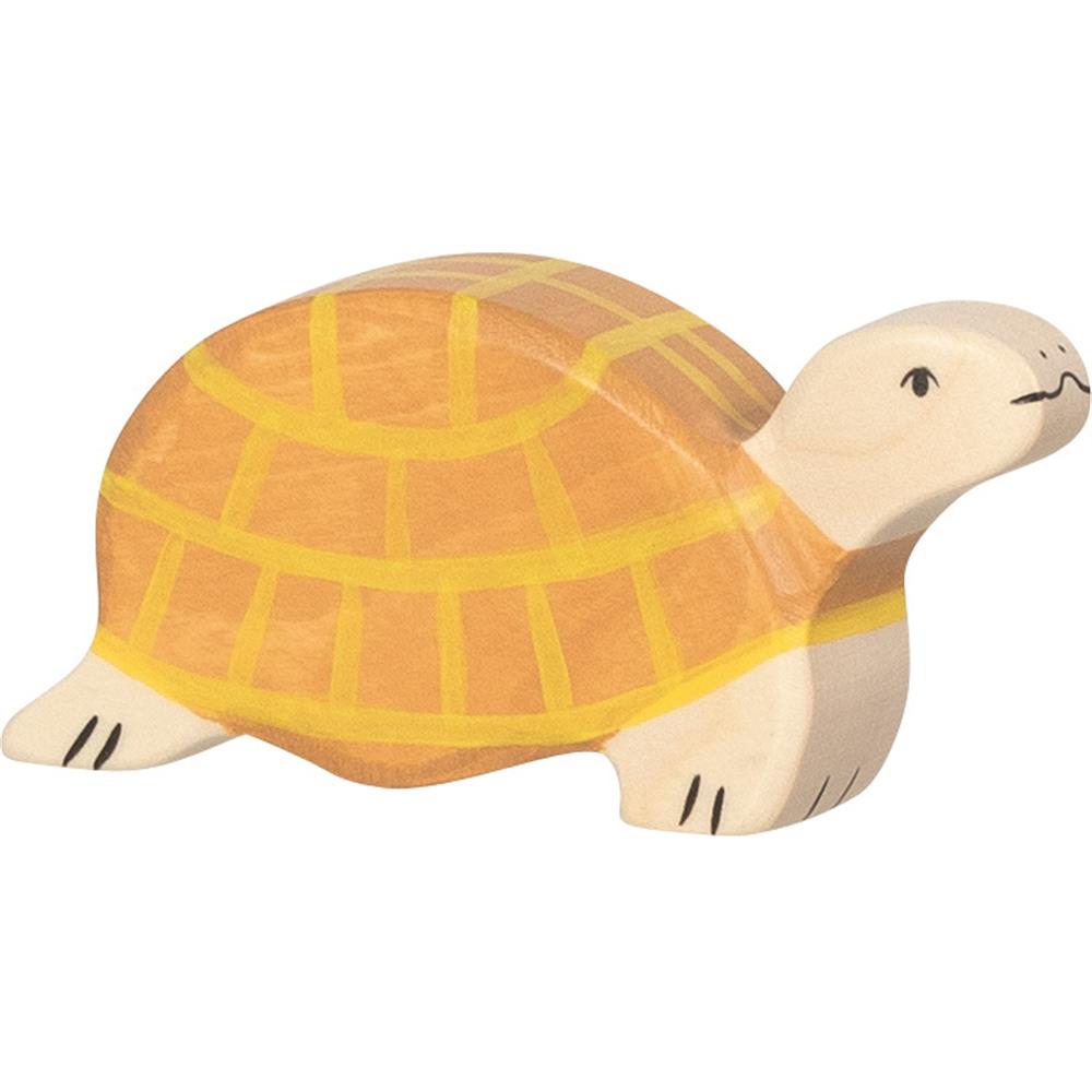 Holztiger Holzfigur - Schildkröte, klein, Holzspielzeug, ab 3 Jahren