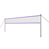 NILS Badmintonnetz 6,2 m mit Metallstangen, Freizeitnetz Outdoor Garten Camping
