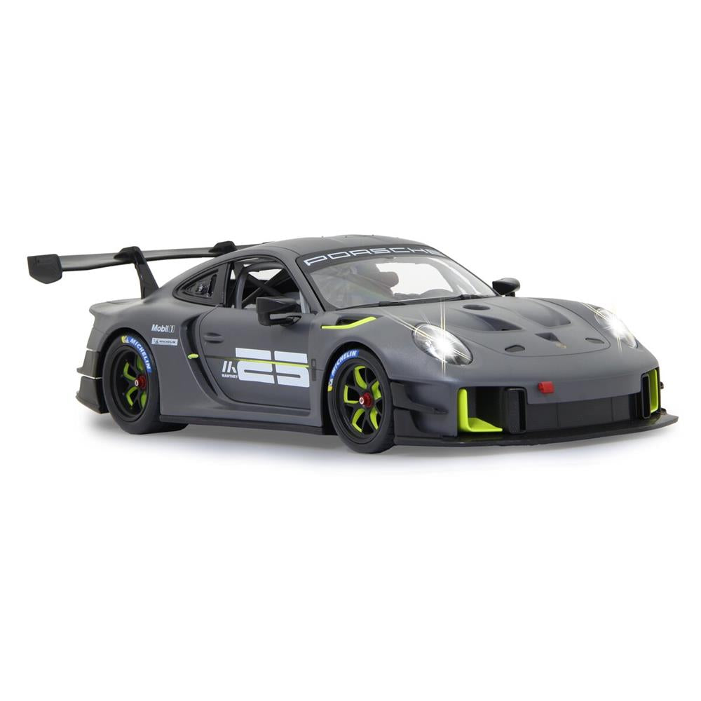 Jamara Porsche 911 GT2 RS Clubsport 25 1:14 grau 2,4GHz Tür manuell Ferngesteuertes Auto mit LED Fahrlicht