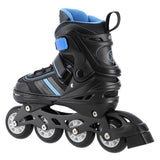 NILS EXTREME NH18191 2in1 Inliner Schlittschuhe Kinder Gr. 34-38, Schwarz-Blau, verstellbar