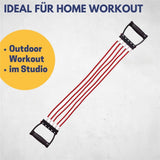 Best Sporting Expander Fitness 15 kg Widerstandsbänder 5 Zugseile rot