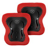 NILS EXTREME H320 Schoner-Set, Rot, Größe S - Protektoren Handgelenk Ellenbogen Knie