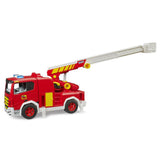 Bruder 03472 - ROADMAX Feuerwehr mit Drehleiter, Feuerwehrauto mit Leiter