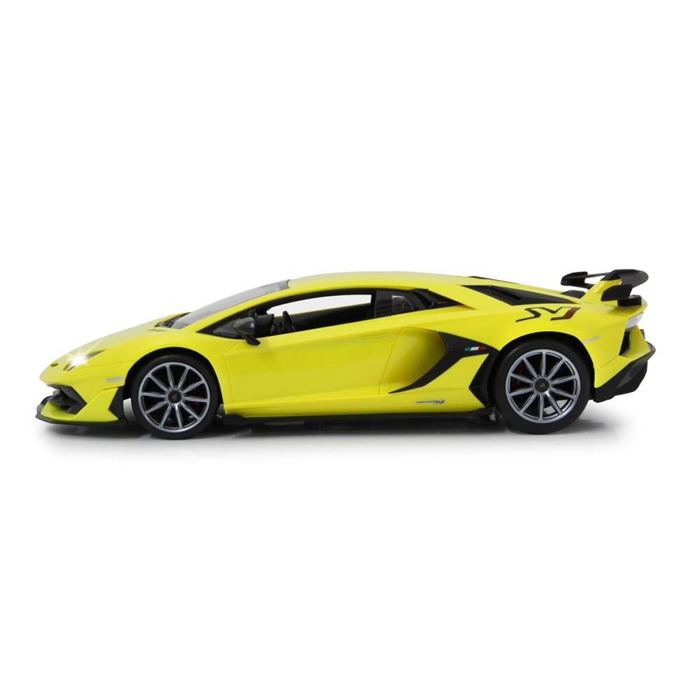Jamara Lamborghini Aventador SVJ 1:14 gelb 2,4GHz Ferngesteuertes Auto mit LED Fahrlicht