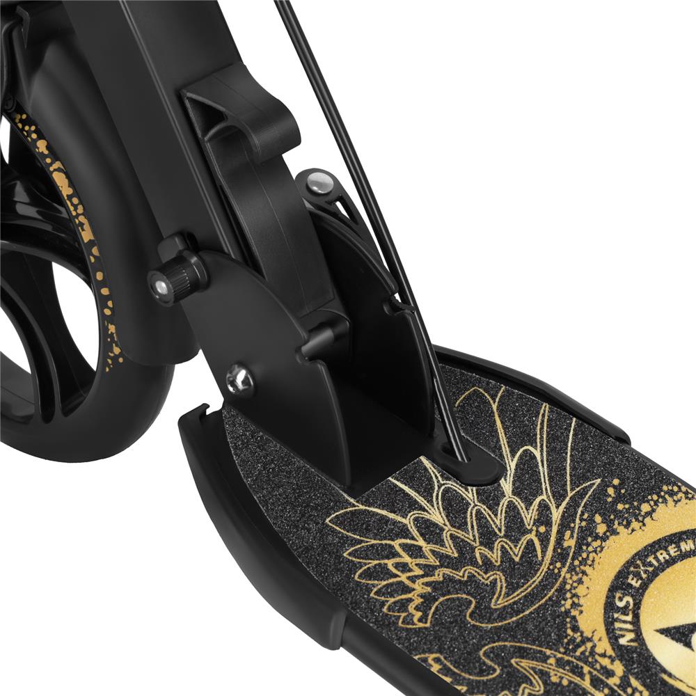 NILS EXTREME HM800 FLY GOLD Scooter, Freizeitroller, ABEC-11, Scheibenbremse, bis 100 kg