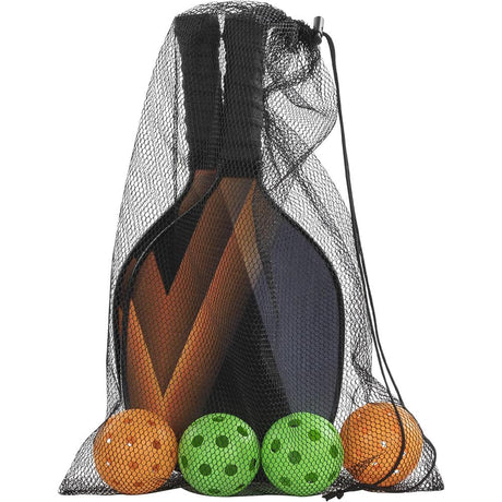 Idena Pickleball Set 2 Schläger 4 Bälle Freizeitspiel Outdoor