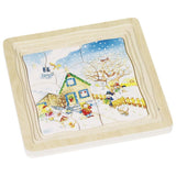 goki Schichtenpuzzle Jahreszeiten
