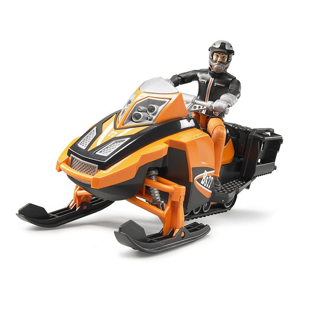 Bruder 63101 - Snowmobil mit Fahrer und Ausstattung