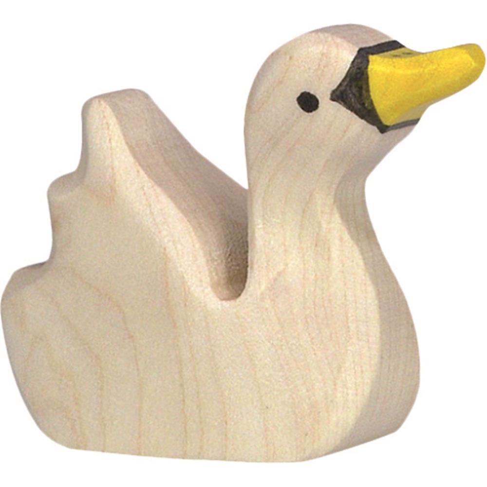 Holztiger Holzfigur - Schwan, klein, Holzspielzeug, ab 3 Jahren