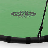 NILS CAMP Nestschaukel 120 cm, Grün, Gartenschaukel Outdoor Garten Terrasse Balkon