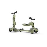 Scoot & Ride Highwaykick 1, olive - 2in1 Kinderroller, ab 1 Jahr