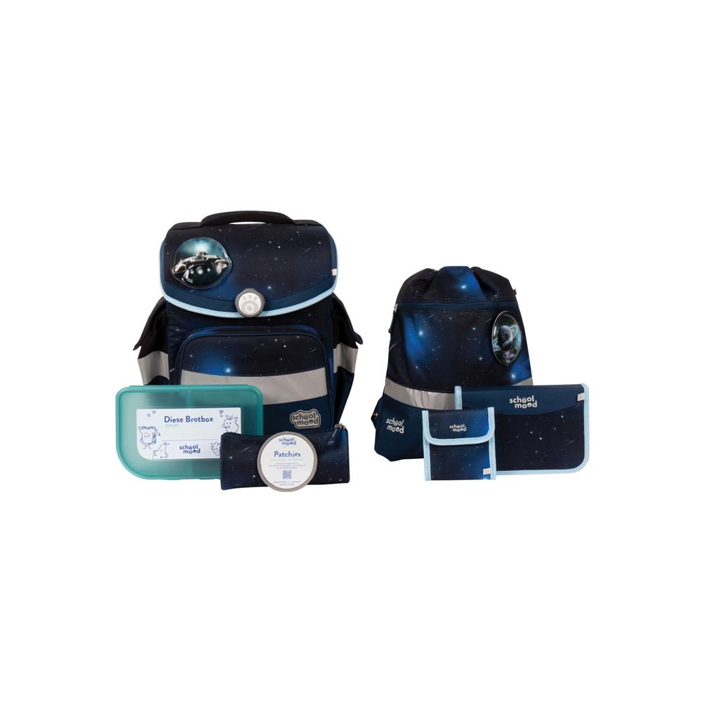 School-Mood Schulranzen Set Timeless Air+ Moritz (Weltall)
