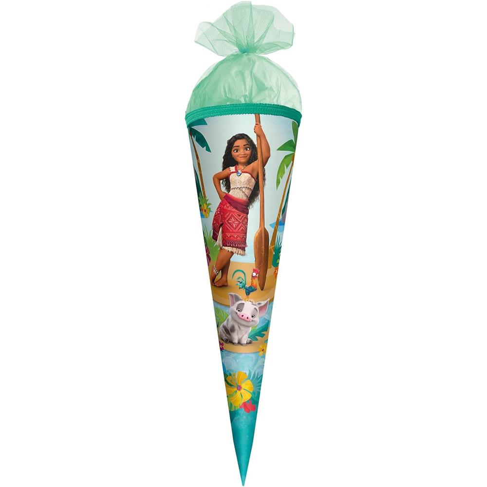 Roth Schultüte Disney Vaiana, 50cm, rund, Tüllverschluss