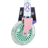 NILS EXTREME HD120L LED Kinderscooter Violett, Kinderroller, ABEC-7, bis 50 kg