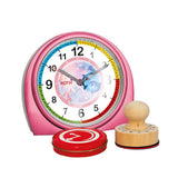 Roth Kinderwecker Delfine Set – Lernwecker mit Stempel zum Uhrzeit lernen