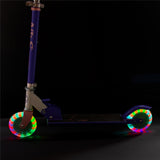 NILS EXTREME HD120L LED Kinderscooter Violett, Kinderroller, ABEC-7, bis 50 kg