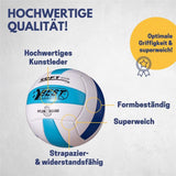Best Sporting Volleyball Gr.5 weiß/blau Kunstleder Softball