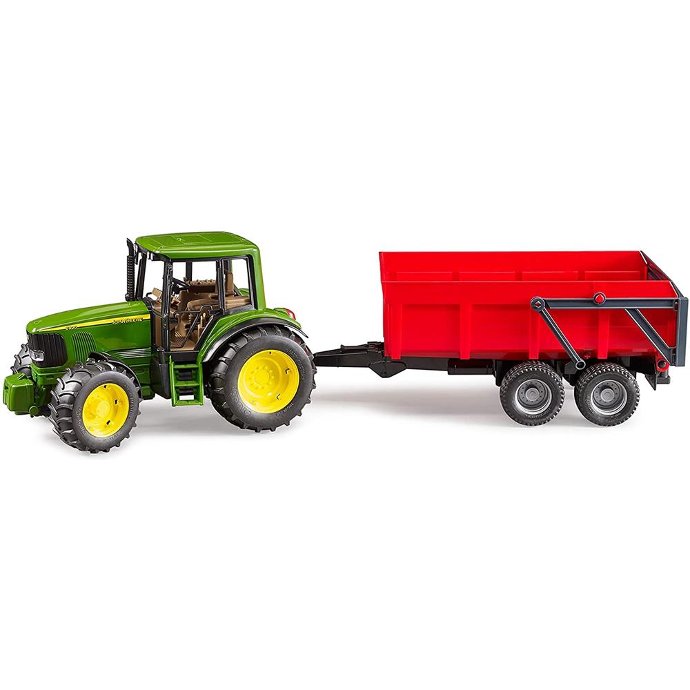 Bruder 02057 - John Deere 6920 mit Wannenkippanhänger