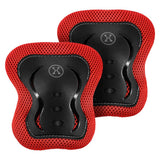 NILS EXTREME H320 Schoner-Set, Rot, Größe L - Protektoren Handgelenk Ellenbogen Knie