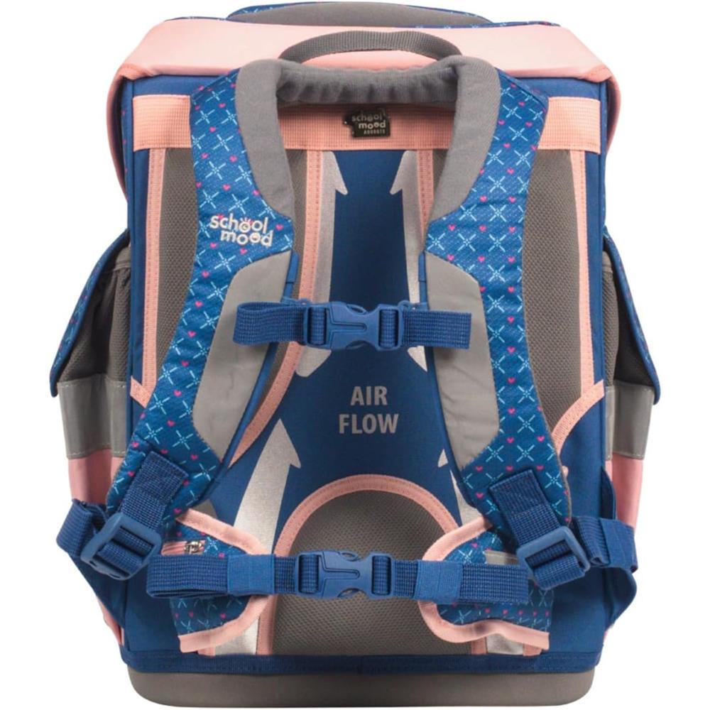 School-Mood Schulranzen Set Timeless Pro Mila (Pferd) 7-teilig