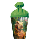 Roth Schultüte Dinosaurier T-Rex, 70cm, rund, Rot(h)-Spitze, Filzverschluss