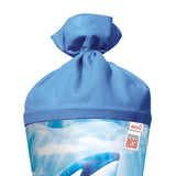 Roth Schultüte Orcas, 70cm, rund, Rot(h)-Spitze, Filzverschluss