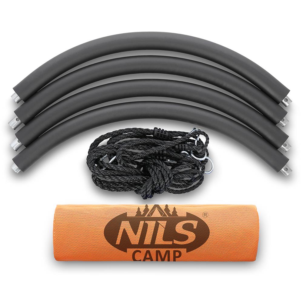 NILS CAMP Nestschaukel 100 cm, Orange, Gartenschaukel Outdoor Garten Balkon
