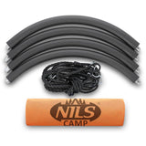 NILS CAMP Nestschaukel 100 cm, Orange, Gartenschaukel Outdoor Garten Balkon